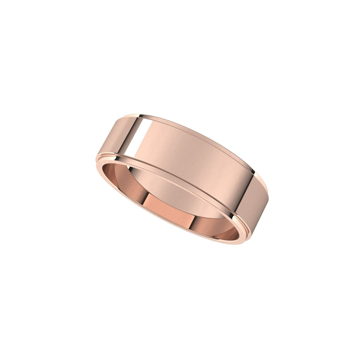 Stepped-Edge Flat Band