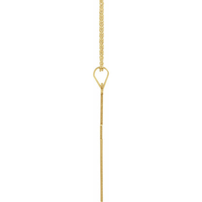 36.8x17. Cross 18" Necklace
