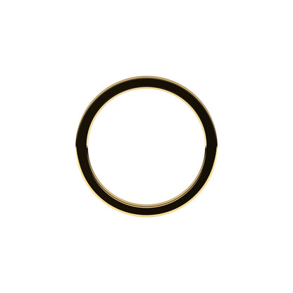 14K Yellow Gold Comfort-Fit Flat Band, 1 mm