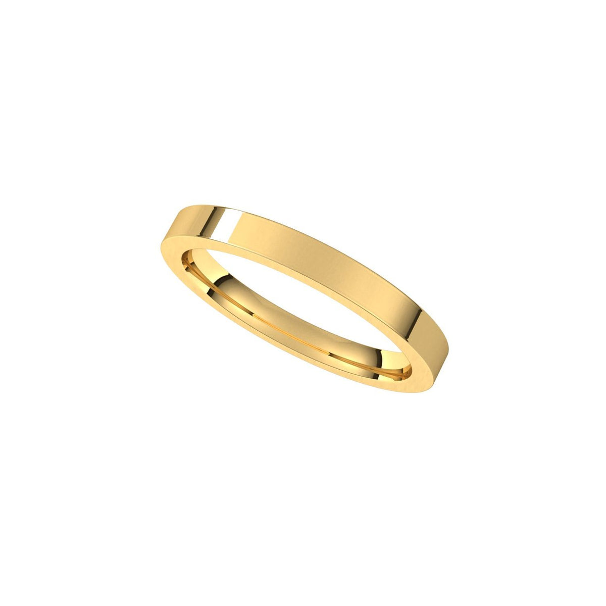 Comfort-Fit Flat Band, 2.5 mm