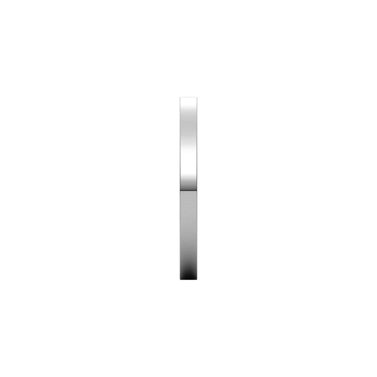 Comfort-Fit Flat Band, 2 mm
