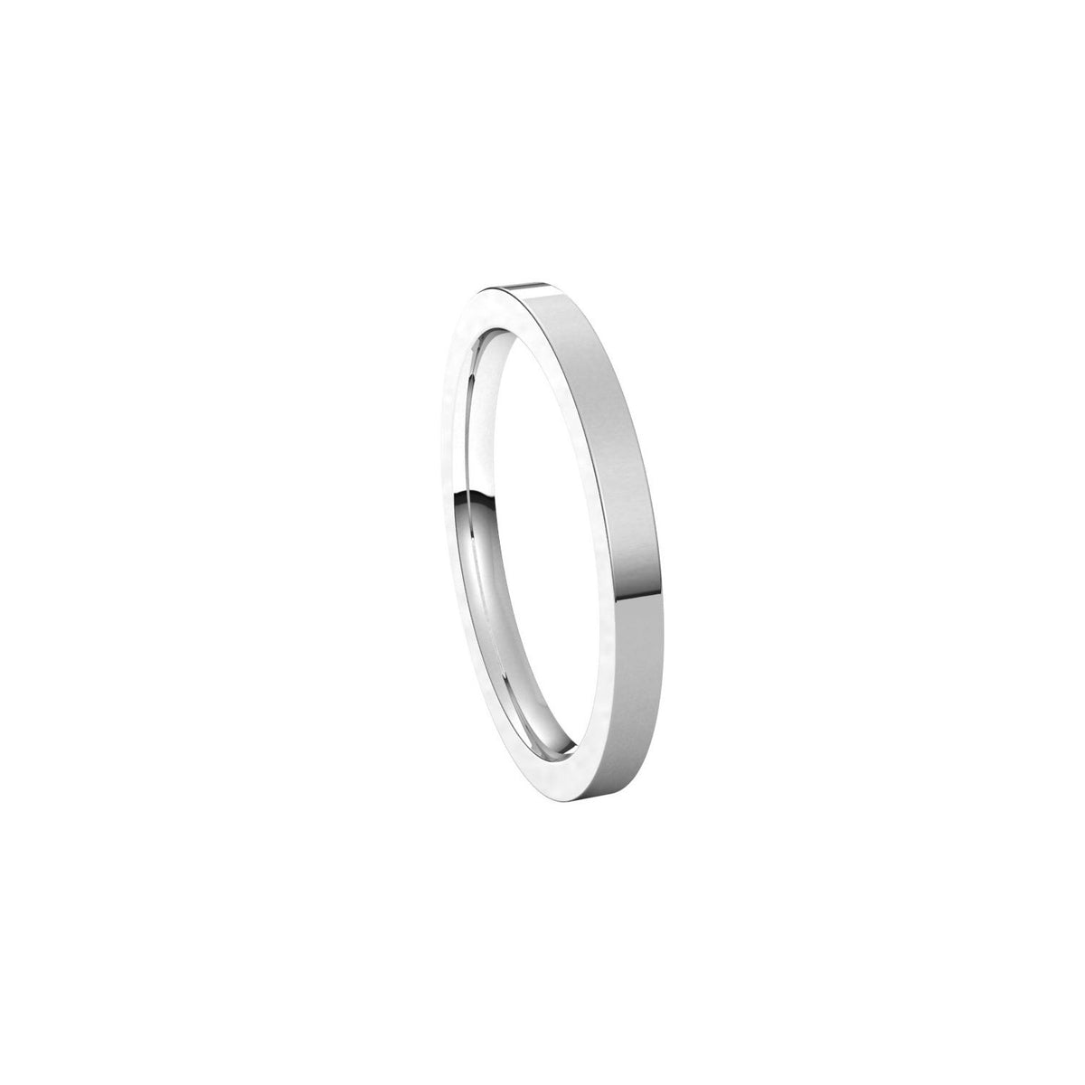 Comfort-Fit Flat Band, 2 mm