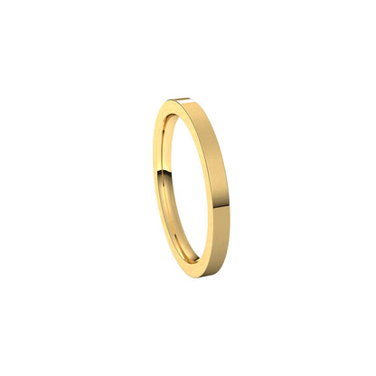 Comfort-Fit Flat Band, 2 mm
