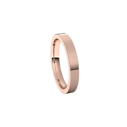 Comfort-Fit Flat Band, 3 mm
