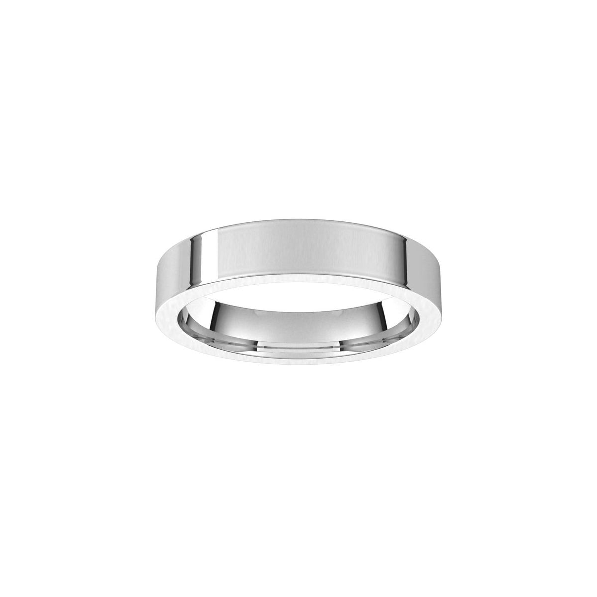 Comfort-Fit Flat Band, 4 mm
