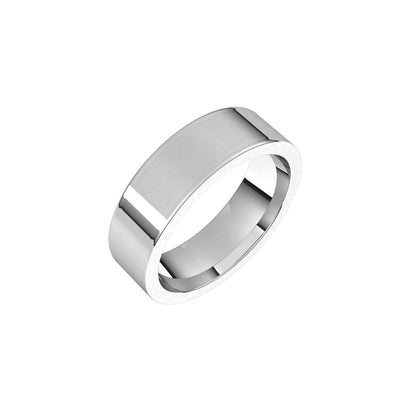 Comfort-Fit Flat Band, 6 mm