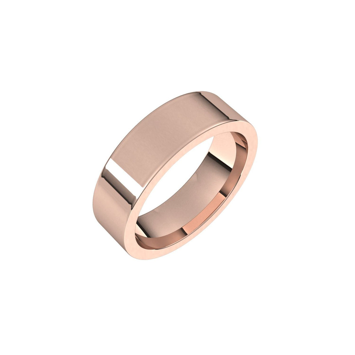 Comfort-Fit Flat Band, 6 mm