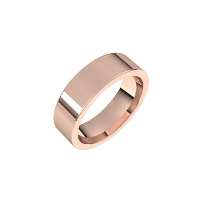 Comfort-Fit Flat Band, 6 mm