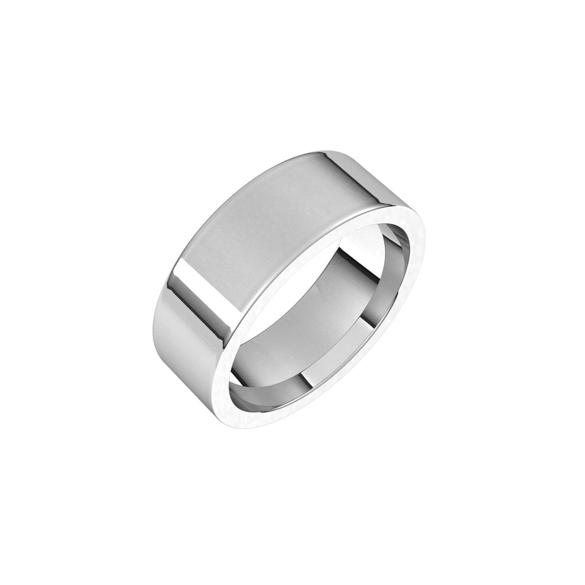 Comfort-Fit Flat Band, 7 mm