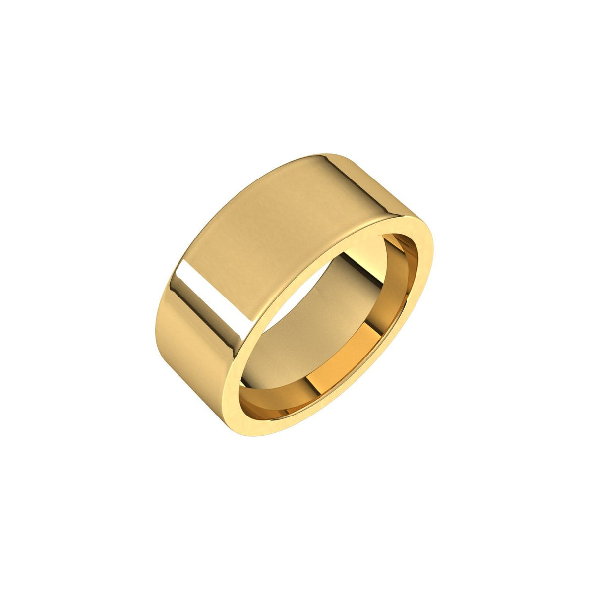 Comfort-Fit Flat Band, 8 mm
