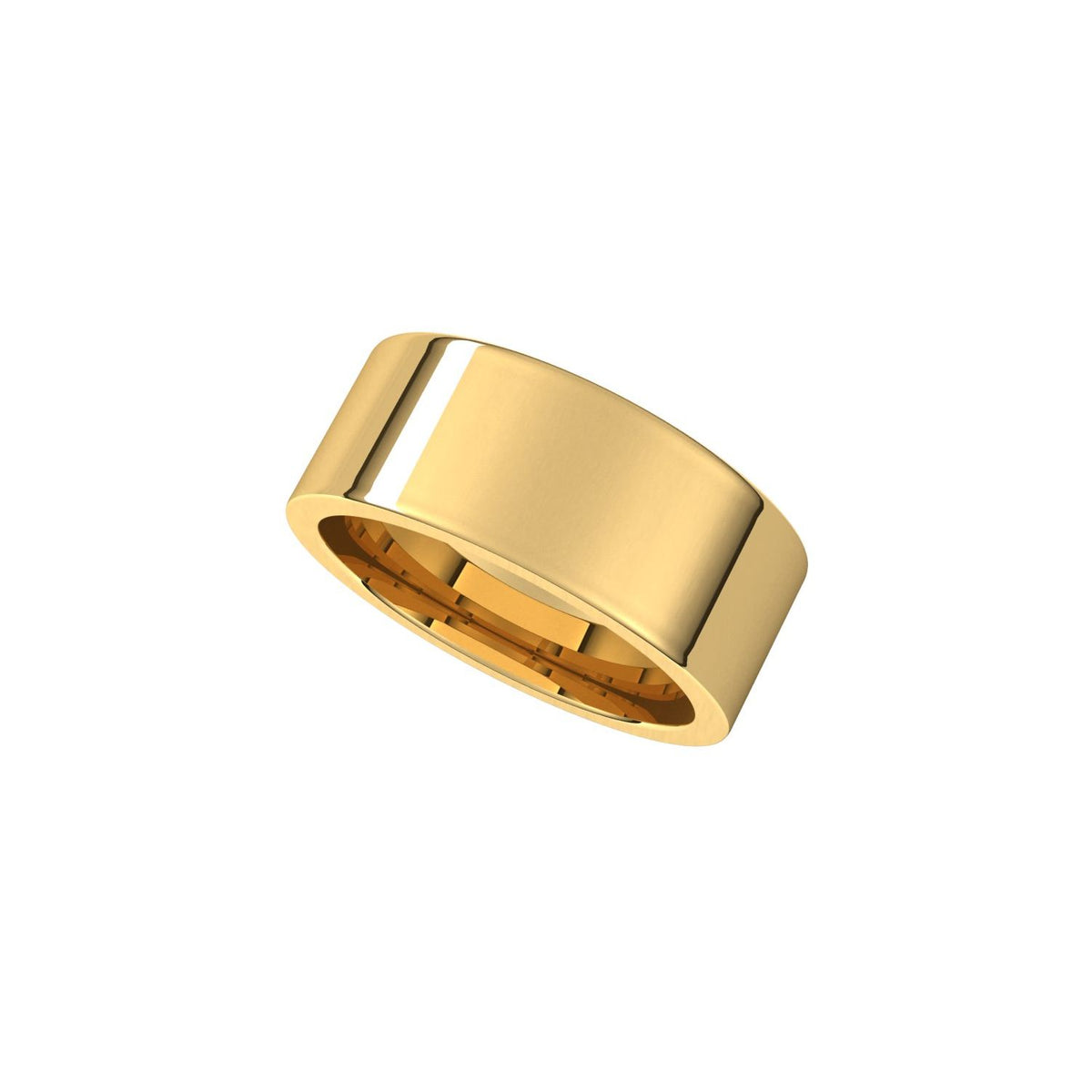 Comfort-Fit Flat Band, 8 mm