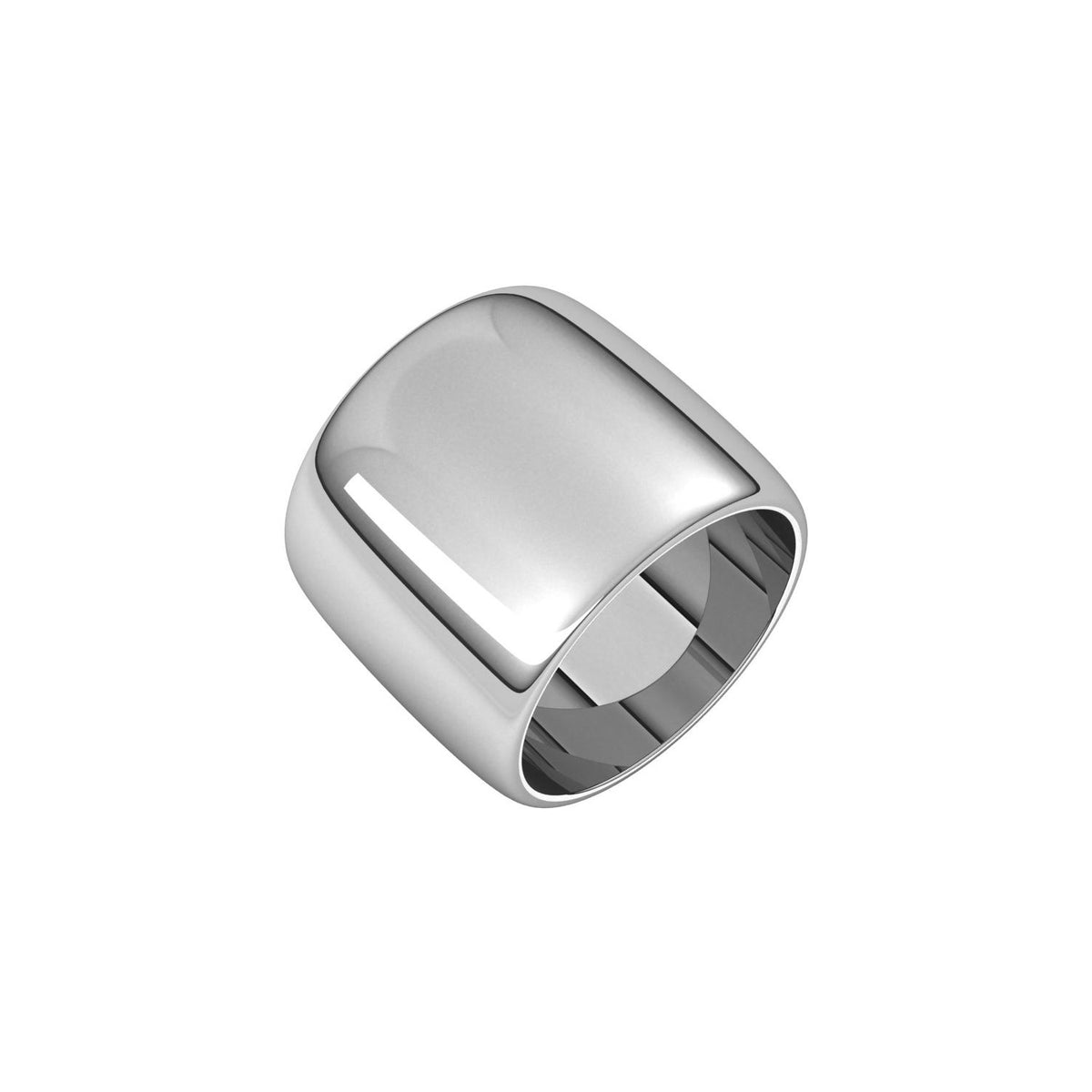 Sterling Silver Half Round Band