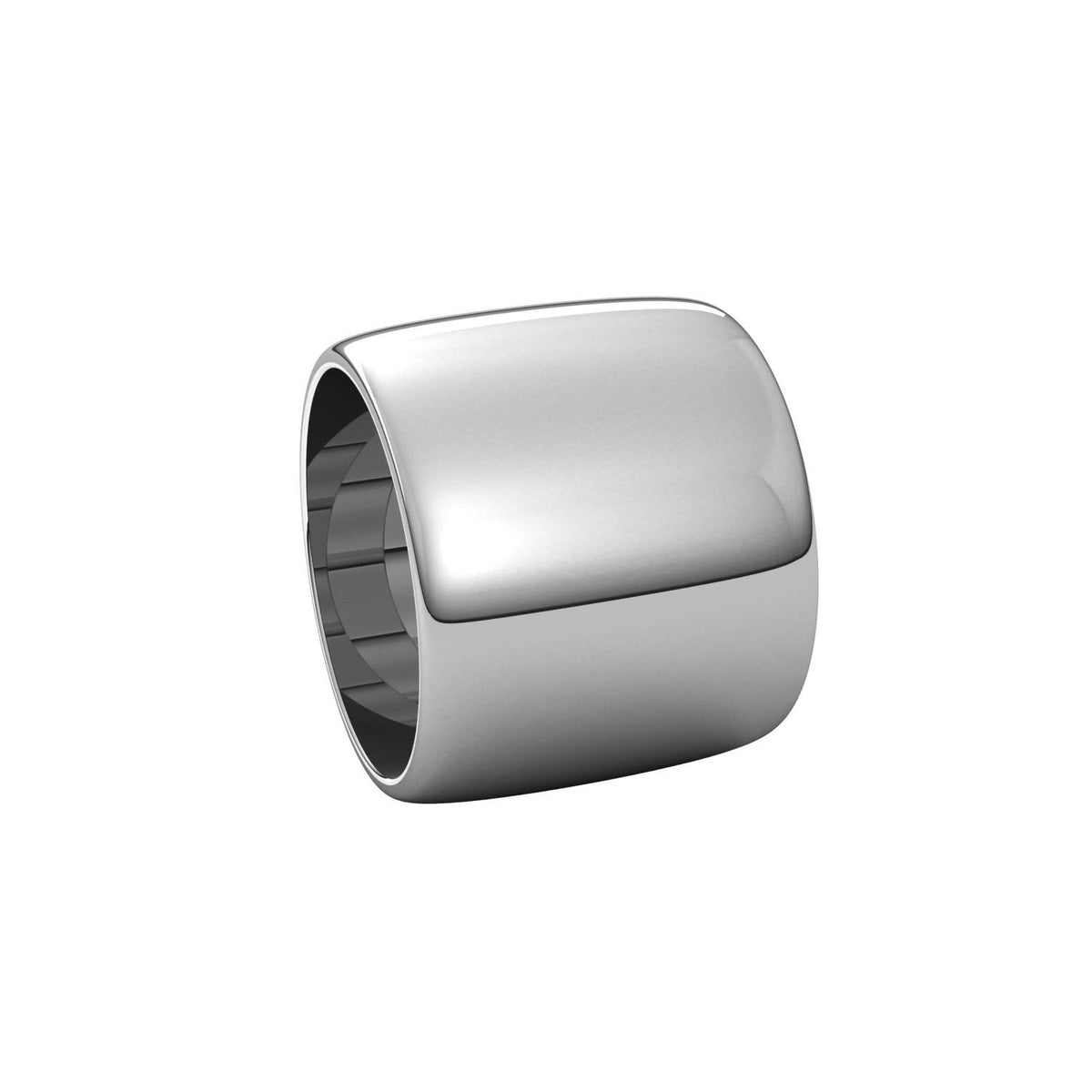 Sterling Silver Half Round Band