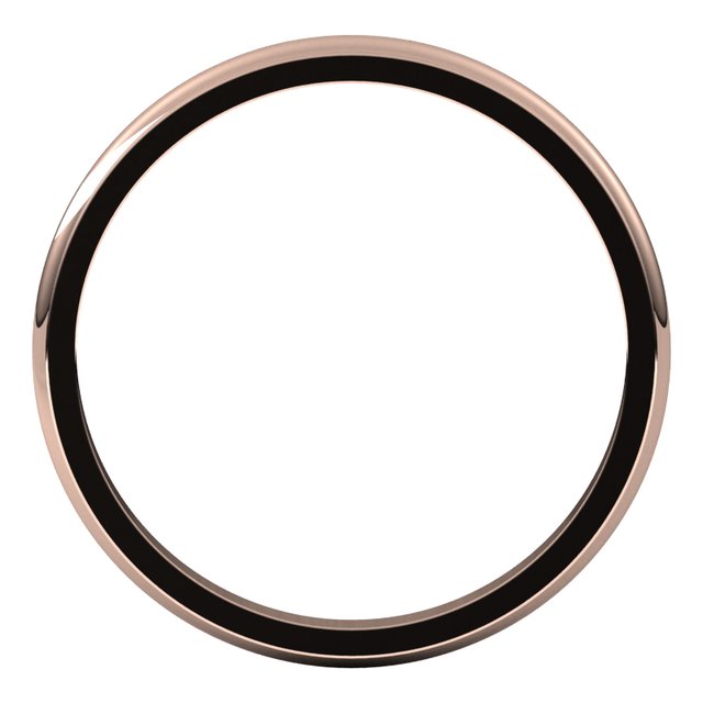 Stepped-Edge Half Round Band