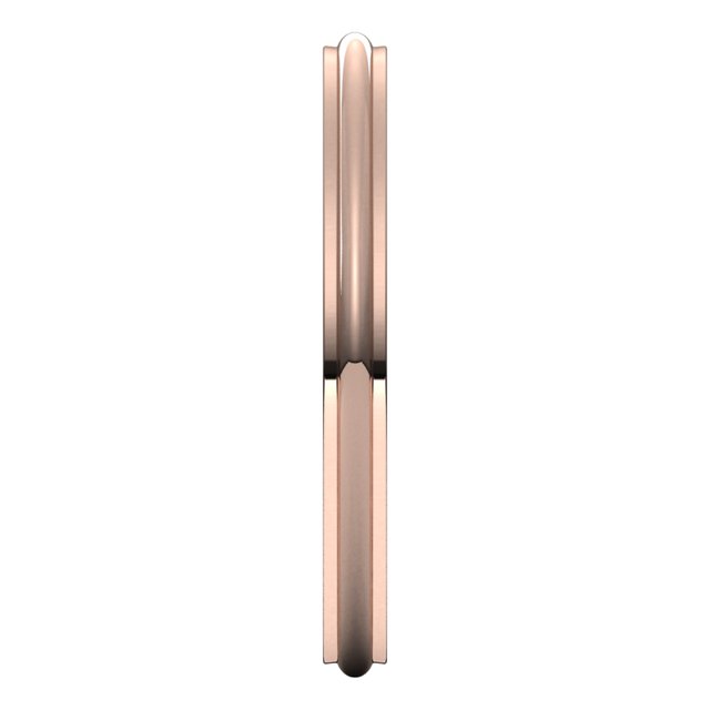 Stepped-Edge Half Round Band
