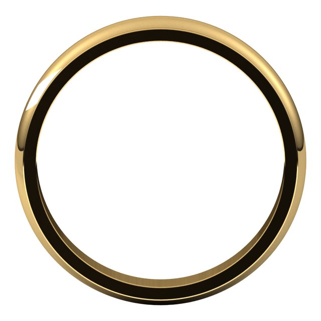 Stepped-Edge Half Round Band