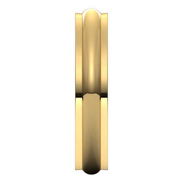 Stepped-Edge Half Round Band