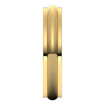 Stepped-Edge Half Round Band