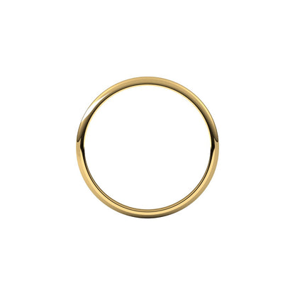 Lightweight Half Round Band, 1.5 mm