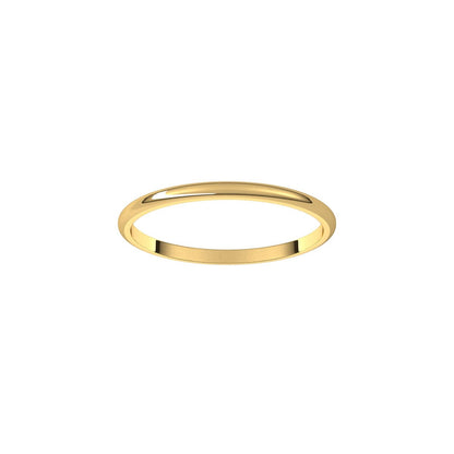 Lightweight Half Round Band, 1.5 mm
