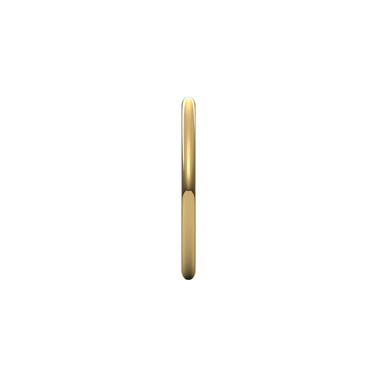 Lightweight Half Round Band, 1.5 mm