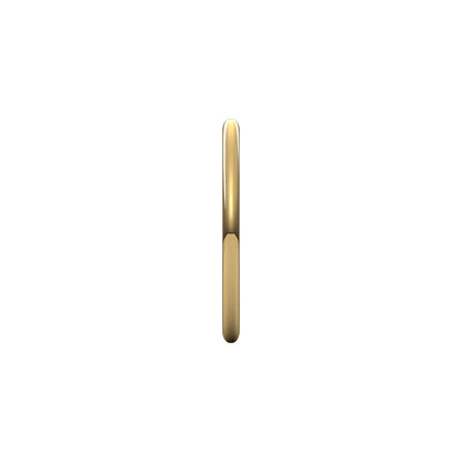 Lightweight Half Round Band, 1.5 mm