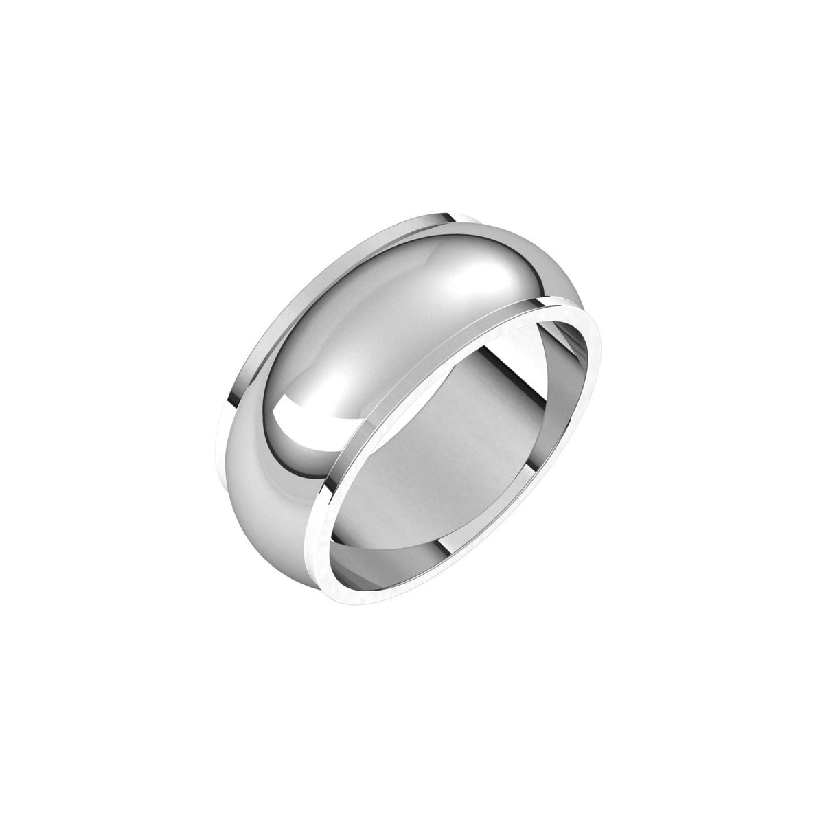 Stepped-Edge Half Round Band
