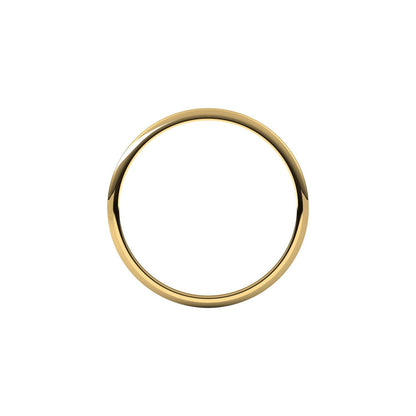 Lightweight Half Round Band, 1 mm