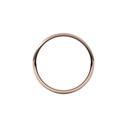 Lightweight Half Round Band, 1 mm