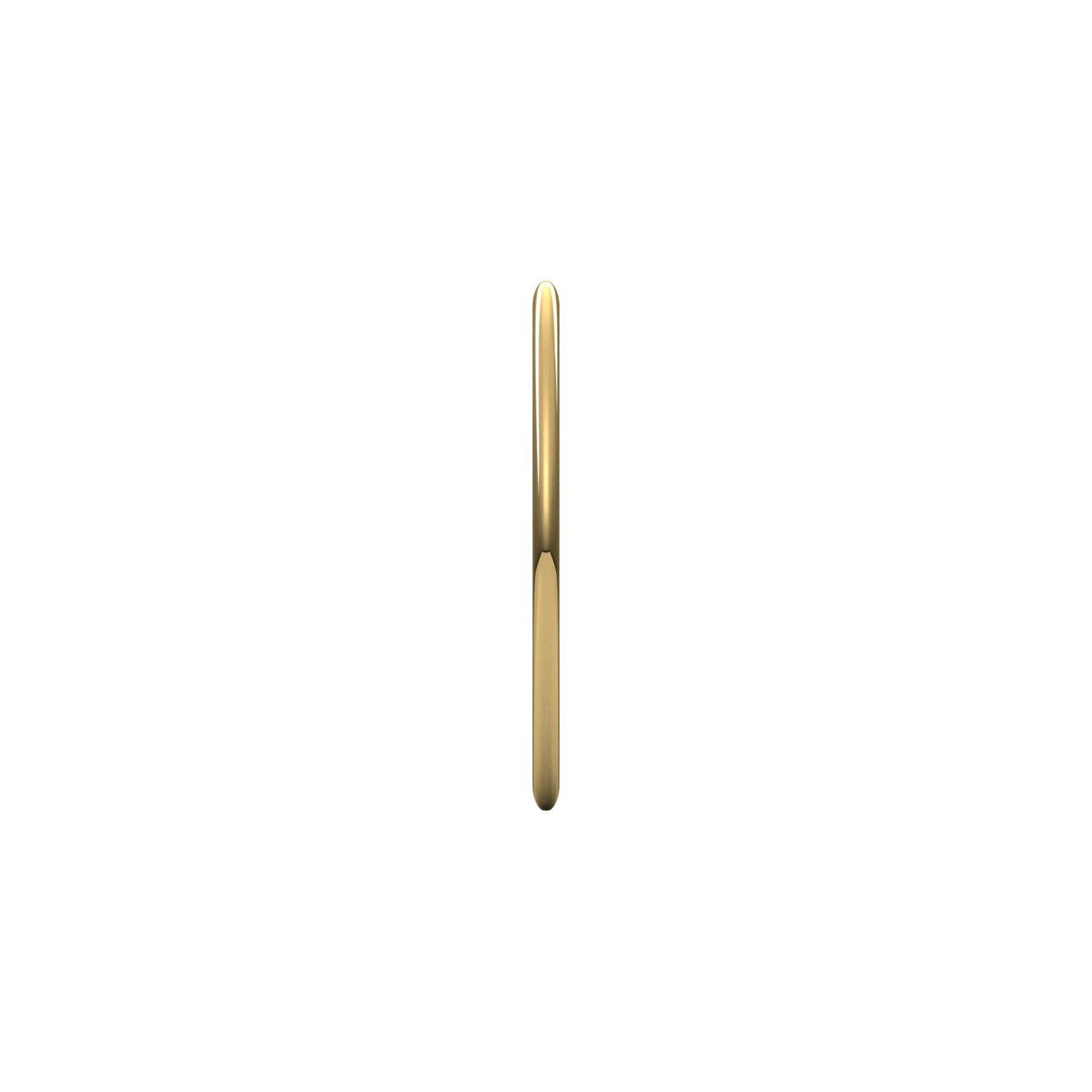 Lightweight Half Round Band, 1 mm