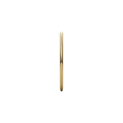 Lightweight Half Round Band, 1 mm