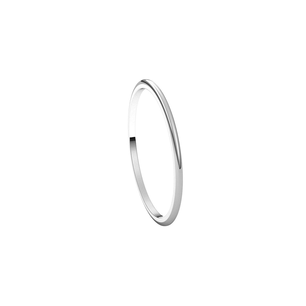 Lightweight Half Round Band, 1 mm