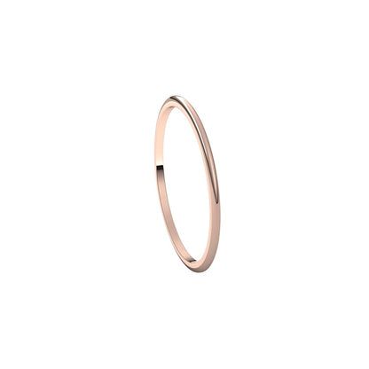Lightweight Half Round Band, 1 mm