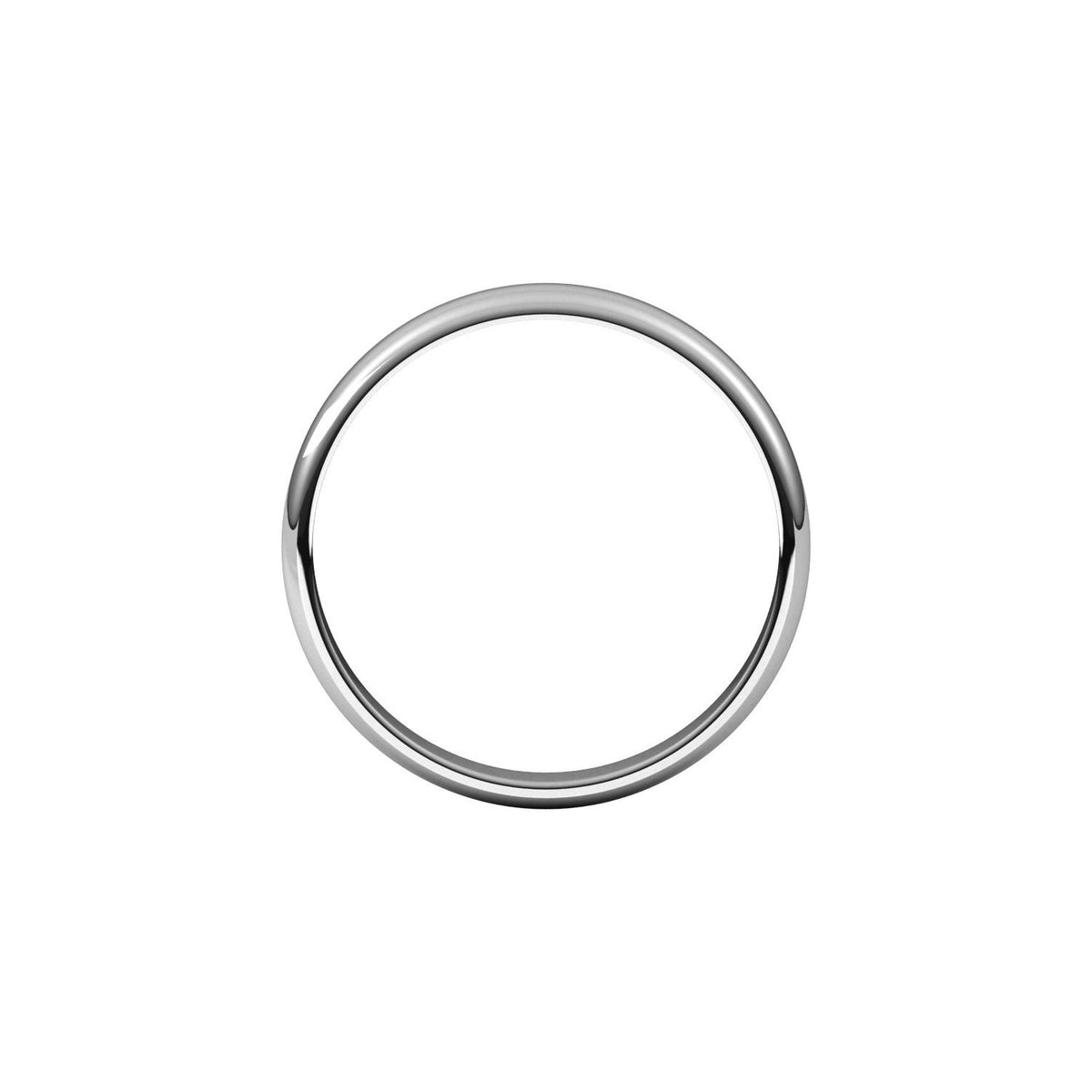 Lightweight Half Round Band, 3 mm