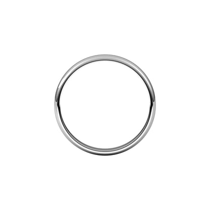 Lightweight Half Round Band, 3 mm