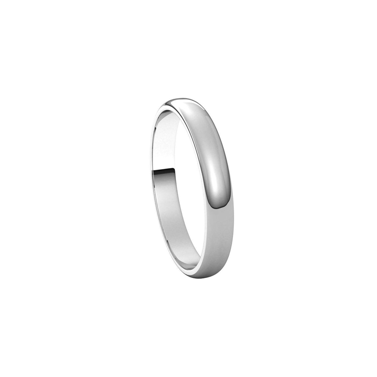 Lightweight Half Round Band, 3 mm