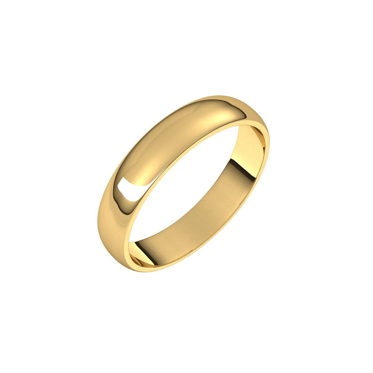 Lightweight Half Round Band, 4 mm