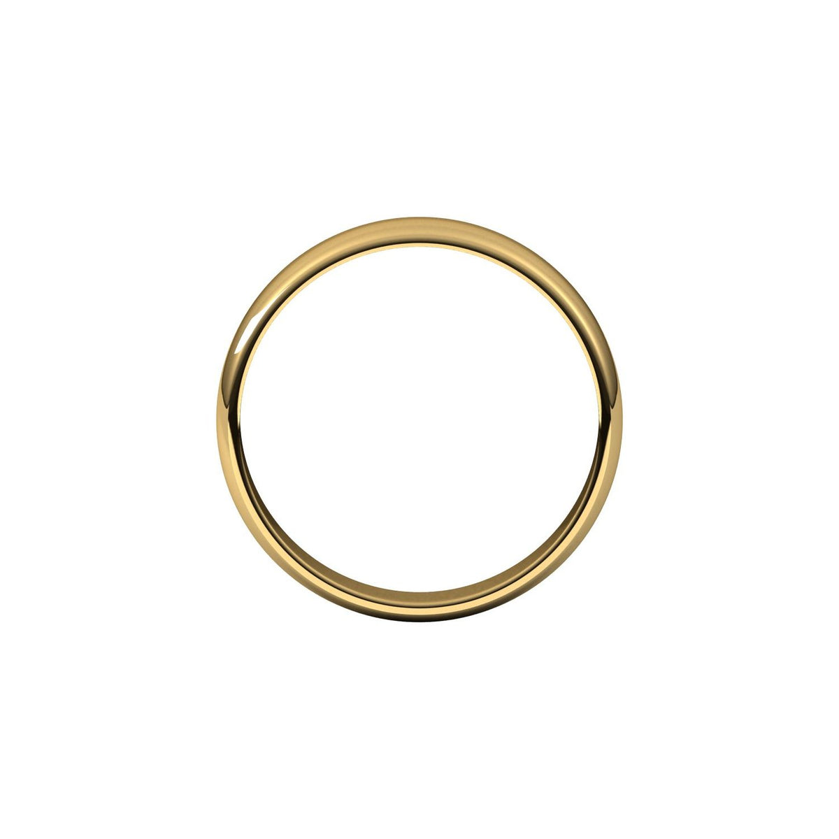 Lightweight Half Round Band, 4 mm