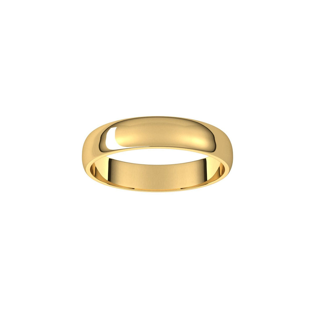 Lightweight Half Round Band, 4 mm