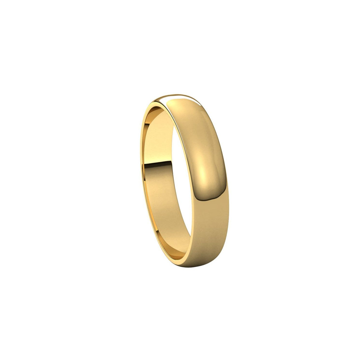 Lightweight Half Round Band, 4 mm