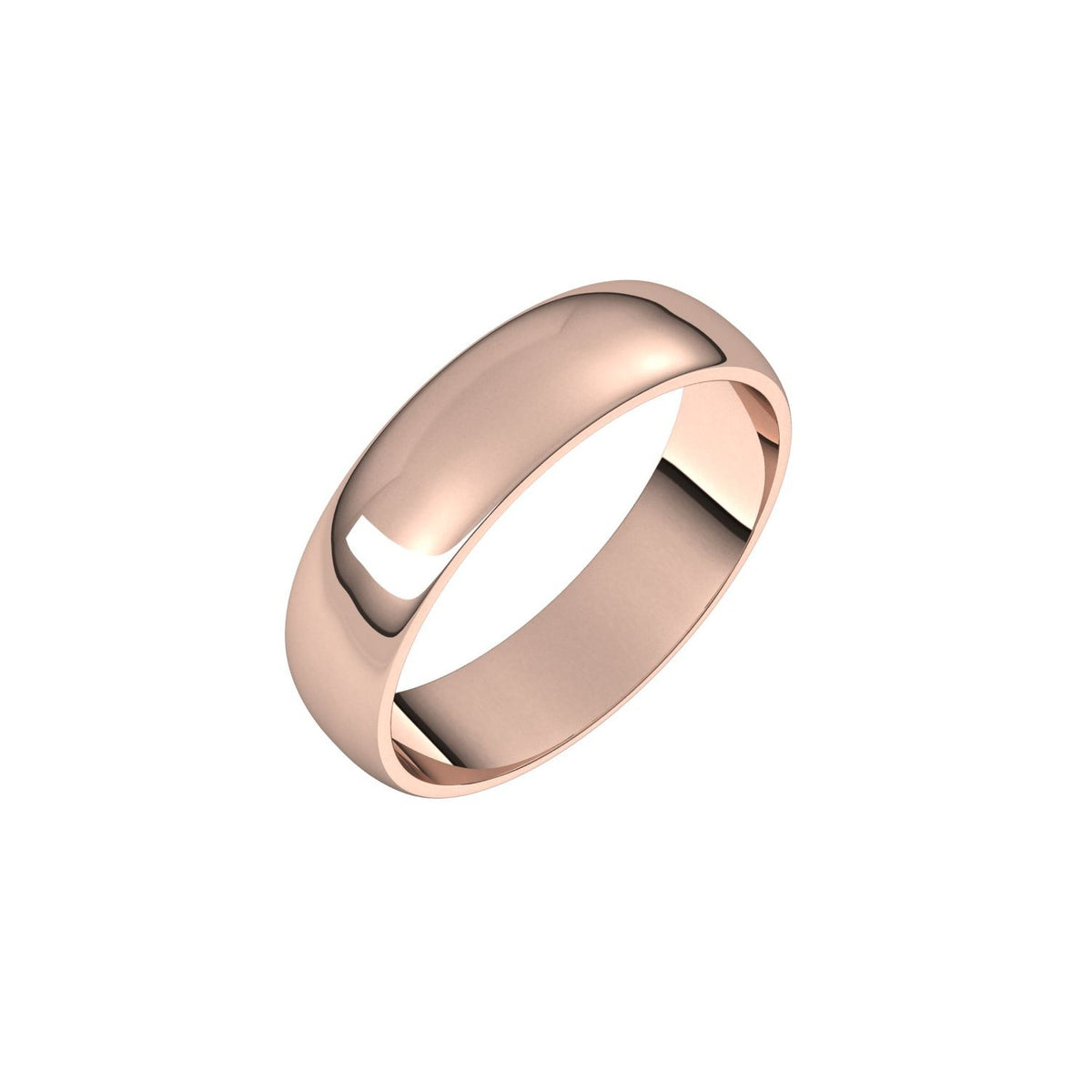 Lightweight Half Round Band, 5 mm