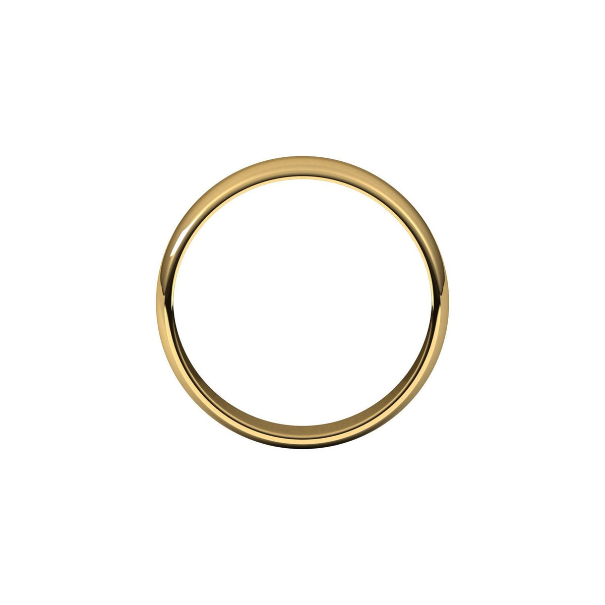 Lightweight Half Round Band, 5 mm