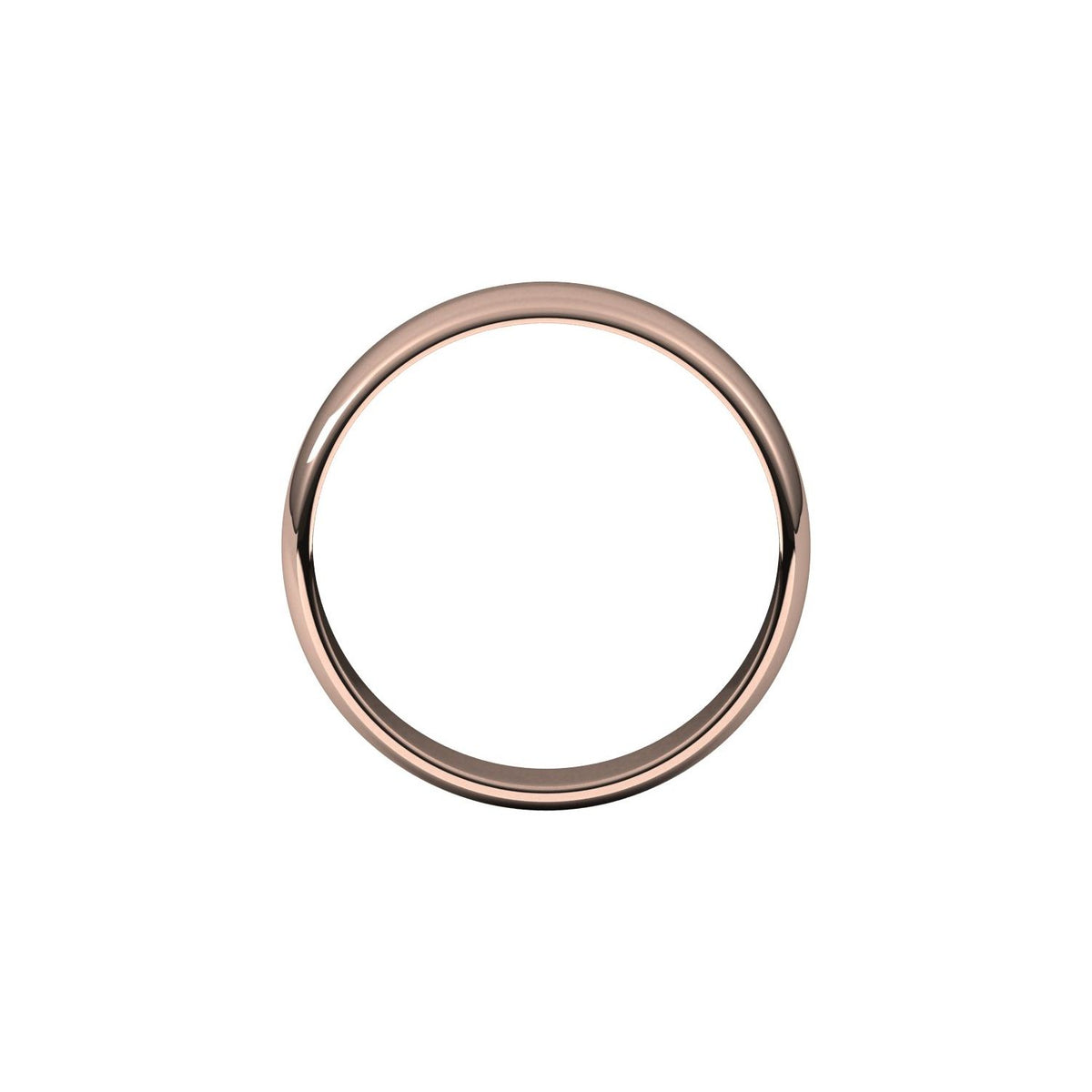 Lightweight Half Round Band, 5 mm