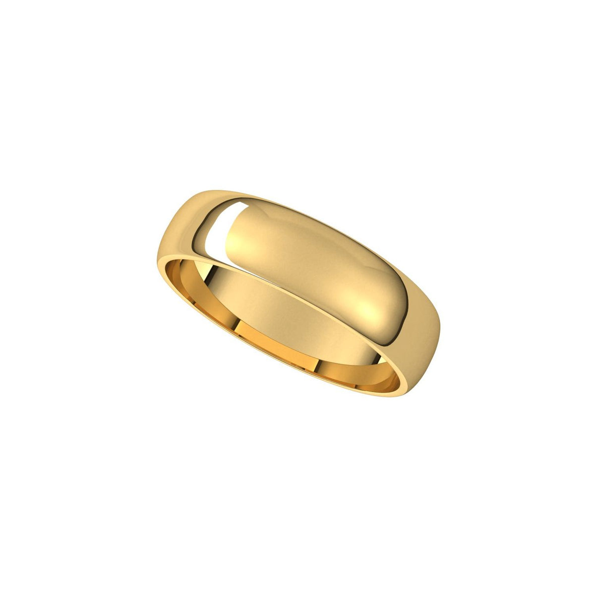 Lightweight Half Round Band, 5 mm