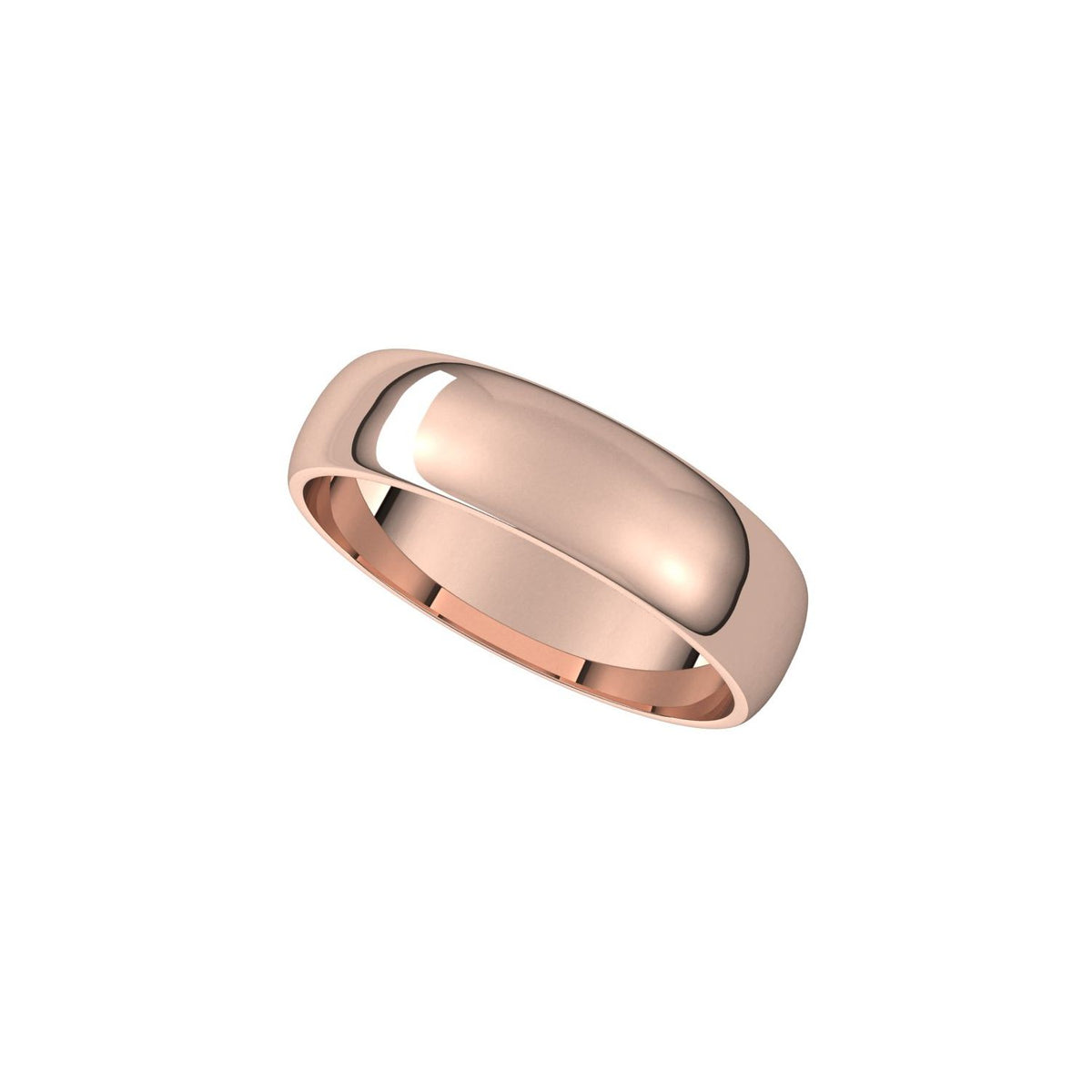 Lightweight Half Round Band, 5 mm