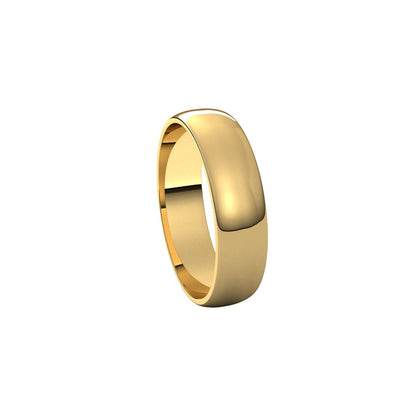 Lightweight Half Round Band, 5 mm