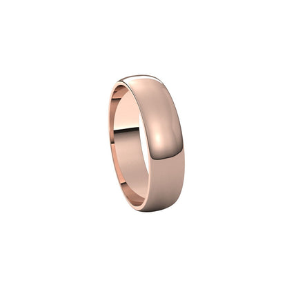 Lightweight Half Round Band, 5 mm