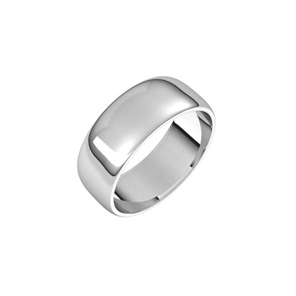 Lightweight Half Round Band, 7 mm