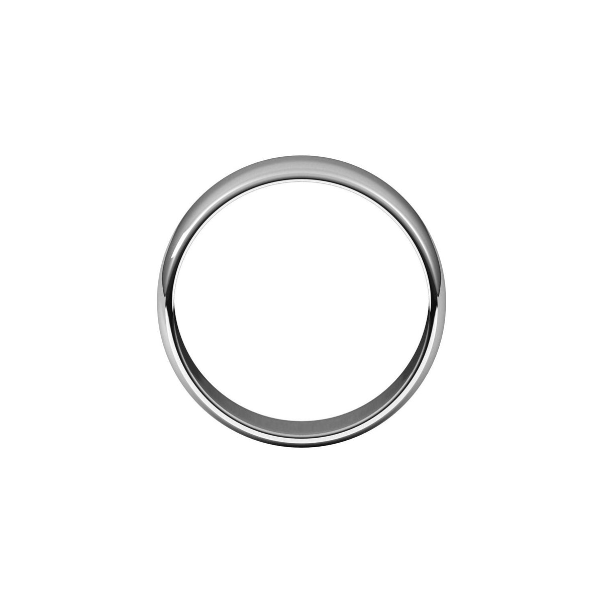 Lightweight Half Round Band, 7 mm