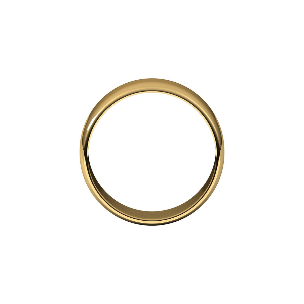 Lightweight Half Round Band, 8 mm
